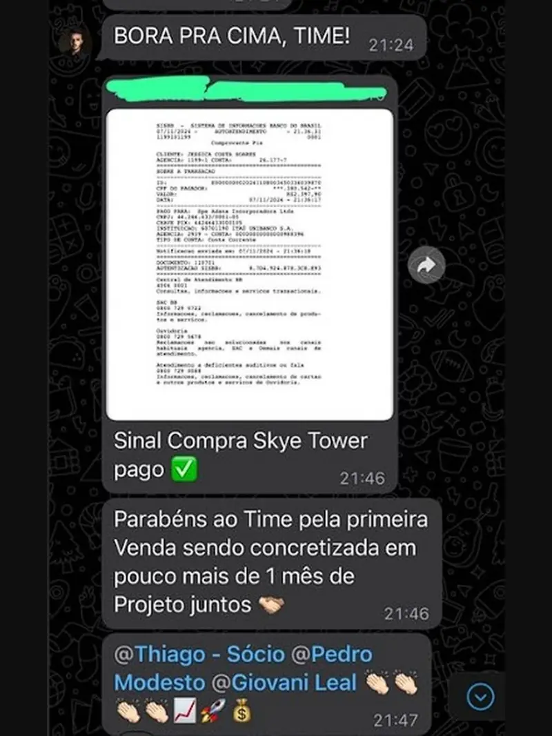 Primeira venda em 1 mês Skye Tower tráfego pago imobiliária Leal Mídia